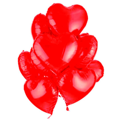 Ballons Heart Shaped