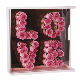 36 Pink Roses Love In Square Box | Valentines Day Flowers